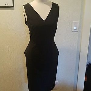 Peplum work dress